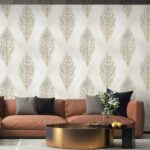 کاغذ دیواری طرح شاخ و برگ کد ۶۱۰۹ - تصویر 2