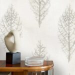 کاغذ دیواری طرح شاخ و برگ کد ۶۱۱۵