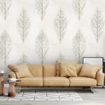 کاغذ دیواری طرح شاخ و برگ کد ۶۱۱۵ - تصویر 6