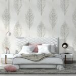 کاغذ دیواری طرح شاخ و برگ کد ۶۱۱۵ - تصویر 2