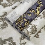 کاغذ دیواری طرح نقش و نگار کد ۶۱۳۳ - تصویر 4