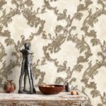 کاغذ دیواری طرح نقش و نگار کد ۶۱۳۳