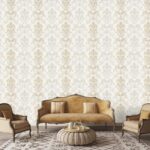 کاغذ دیواری طرح داماسک کد ۷۰۲۶ - تصویر 3