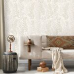 کاغذ دیواری طرح شاخ و برگ کد ۷۰۳۳ - تصویر 2