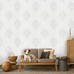 کاغذ دیواری طرح داماسک الون کد ۷۰۳۹ - تصویر 2