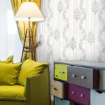 کاغذ دیواری طرح راه راه کد 7062 - تصویر 2