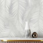 کاغذ دیواری طرح شاخ و برگ کد ۸۰۸۷