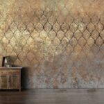 پوستر دیواری سه بعدی طرح داماسک کد 4816