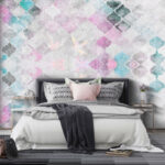 پوستر دیواری سه بعدی طرح هندسی کد 3802