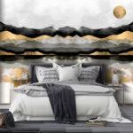 پوستر دیواری سه بعدی طرح کوه کد 3985