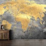 پوستر دیواری طرح نقشه