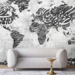 پوستر دیواری طرح نقشه سه بعدی کد 4779