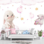 پوستر دیواری سه بعدی طرح کودک کد 4215