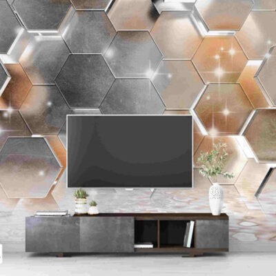 پوستر دیواری طرح هندسی