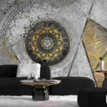 پوستر دیواری سه بعدی طرح مدرن کد 4787