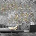 پوستر دیواری سه بعدی طرح پتینه کد 4463