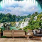 پوستر دیواری طرح آبشار