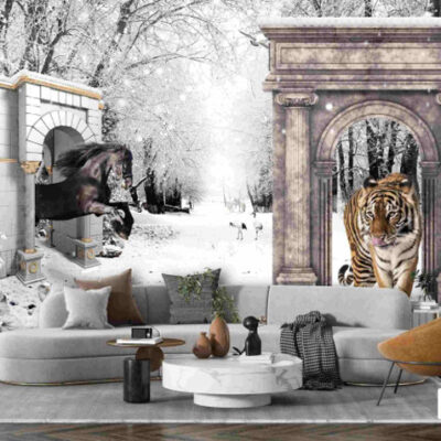 پوستر دیواری طرح برف