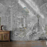 پوستر دیواری طرح تهران