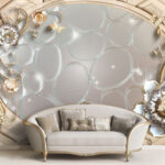 پوستر دیواری طرح حباب