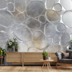 پوستر دیواری سه بعدی طرح حباب کد 3942