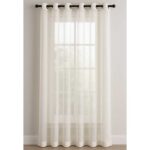 پرده پانچی حریر شیری کد 150