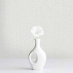 کاغذ دیواری طرح جودون ساده سفید کد ۱۰۱۶۷