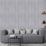 کاغذ دیواری طرح راه راه خاکستری کد ۱۰۱۸۳ - تصویر 4