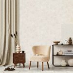 کاغذ دیواری طرح پتینه سفید کد ۱۰۱۸۸ - تصویر 4