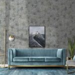 کاغذ دیواری طرح پتینه آبی کد ۱۰۱۹۳ - تصویر 4