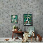 کاغذ دیواری طرح پتینه آبی کد ۱۰۱۹۳ - تصویر 3