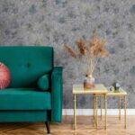 کاغذ دیواری طرح پتینه آبی کد ۱۰۱۹۴ - تصویر 4