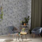 کاغذ دیواری طرح پتینه آبی کد ۱۰۱۹۴ - تصویر 3