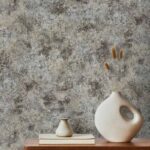 کاغذ دیواری طرح پتینه قهوه‌ ای کد ۱۰۱۹۵