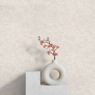 کاغذ دیواری طرح رگه‌ دار پتینه سفید