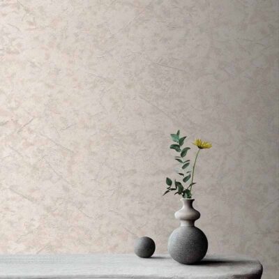 کاغذ دیواری طرح رگه‌ دار پتینه سفید