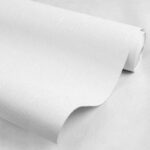 کاغذ دیواری طرح جودون ساده سفید کد ۱۰۱۶۶ - تصویر 2