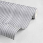 کاغذ دیواری طرح راه راه خاکستری کد ۱۰۱۸۳ - تصویر 2