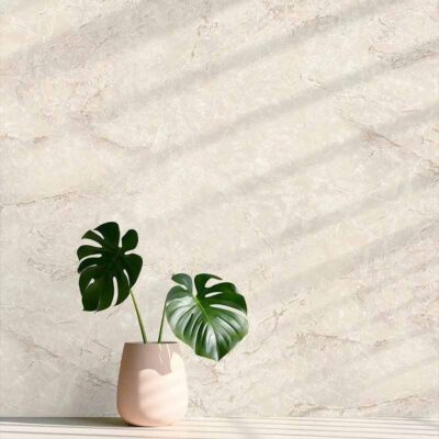 کاغذ دیواری طرح رگه‌ دار پتینه سفید