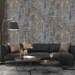 کاغذ دیواری طرح هندسی خاکستری کد ۱۱۰۶۰ - تصویر 3