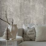 کاغذ دیواری طرح هندسی نقره‌ ای کد ۱۱۰۶۸ - تصویر 4