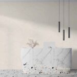 کاغذ دیواری طرح رگه‌ دار سفید کد ۱۱۰۸۷ - تصویر 3