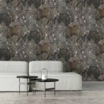 کاغذ دیواری طرح هندسی قهوه‌ ای کد ۱۱۱۰۶ - تصویر 4