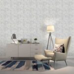 کاغذ دیواری طرح پتینه خاکستری کد ۱۰۲۴۱ - تصویر 3