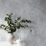 کاغذ دیواری طرح پتینه خاکستری آلبوم کربن