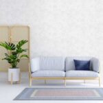 کاغذ دیواری طرح پتینه سفید کد ۱۰۲۴۵ - تصویر 3