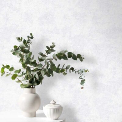 کاغذ دیواری طرح پتینه سفید کد ۱۰۲۴۶