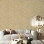 کاغذ دیواری طرح پتینه طلایی / قهوه‌ای کد ۱۰۲۴۸ - تصویر 3