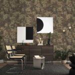 کاغذ دیواری طرح پتینه قهوه‌ای کد ۱۰۲۴۹ - تصویر 3