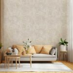 کاغذ دیواری طرح پتینه کرم کد ۱۰۲۵۱ - تصویر 3